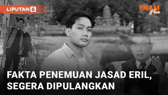 Putra Gubernur Jawa Barat Ridwan Kamil, Emmeril Kahn Mumtadz akhirnya ditemukan. Jasad Eril ditemukan pada Rabu (8/6/2022) pagi, 2 pekan pasca hilang terseret arus pada Kamis (26/5/2022) di Sungai Aare, Bern, Swiss. Berikut fakta-faktanya.