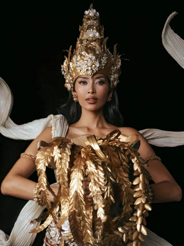 Agnes Rahajeng Jadi Dewi Sri di Miss Supranational 2026, Pakai National Custome Rayakan Kemakmuran Indonesia