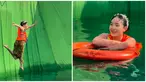 Dalam setiap sinetron, film hingga web series yang dibintanginya, artis berusia 26 tahun ini selalu totalitas. Perlihatkan di balik layar syuting Ketika Cinta Memanggilmu, Natasha Wilona banjir pujian dari netizen. Melihat proses pembuatan sinetron ini, netizen semakin penasaran dengan jalan ceritanya. Pada awal episodenya, sinetron comeback Natasha Wilona berhasil menyodok ke peringkat runner-up. (Liputan6.com/IG/@natashawilona12)