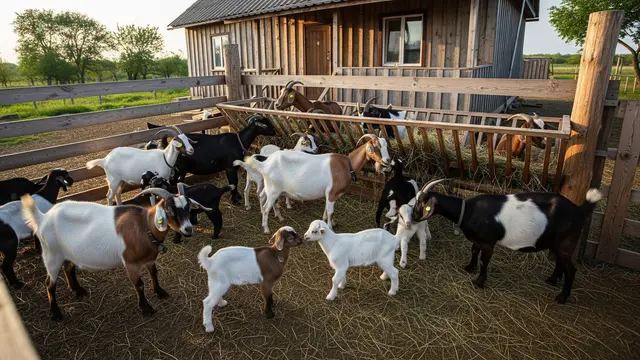 Ilustrasi Ternak Kambing/Gemini AI