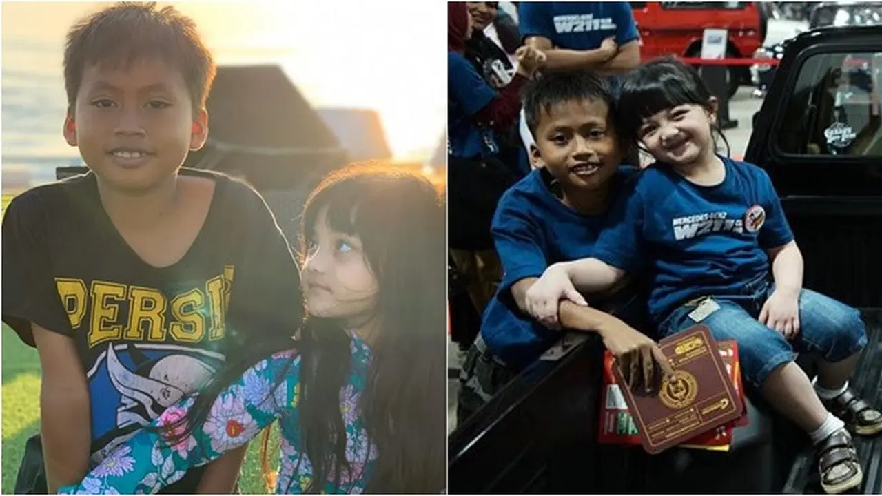 6 Momen Kedekatan Arsy dengan Putra, Anak Angkat Ashanty Seperti Saudara Kandung
