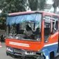 Metro Mini ugal-ugalan di Jalan Raya Meruya Ilir, Kembangan, Jakarta Barat, ibu dan anak jadi korban