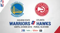 Golden State Warriors Vs Atlanta Hawks (Bola.com/Adreanus Titus)