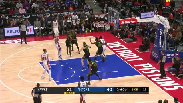 Berita video game recap NBA 2017-2018 antara Detroit Pistons melawan Atalanta Hawks dengan skor 104-98.