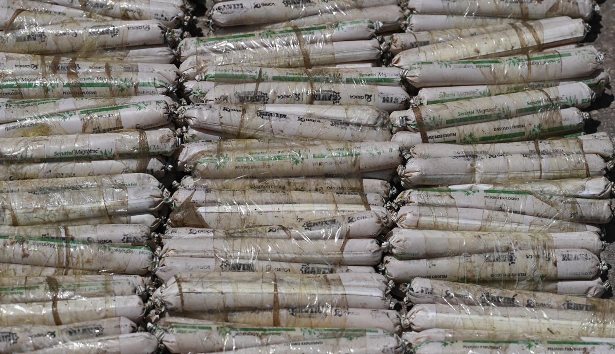 Fasilitas yang diserang dalam penggerebekan hari Rabu itu merupakan markas besar geng Tren de Aragua yang beroperasi di Venezuela dan negara-negara Amerika Latin lainnya. (YURI CORTEZ / AFP)