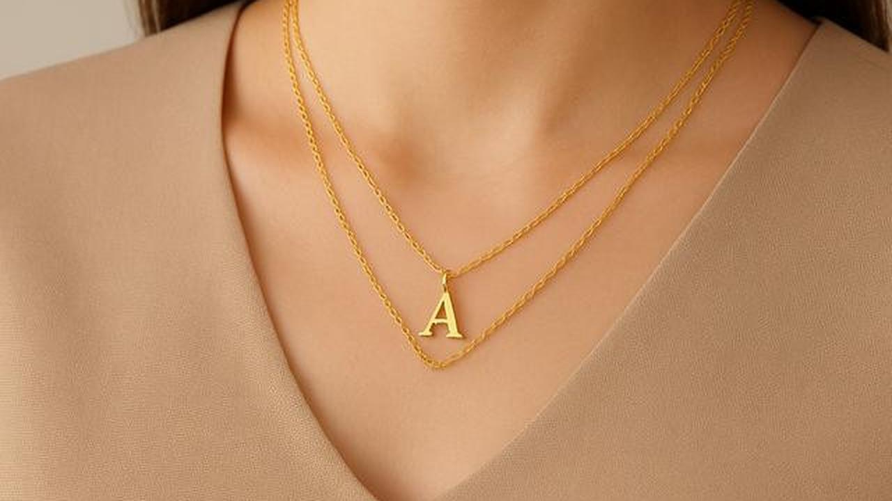 Model Kalung Emas Inisial Seberat 3 Gram Paling Manis untuk Hadiah Ulang Tahun
