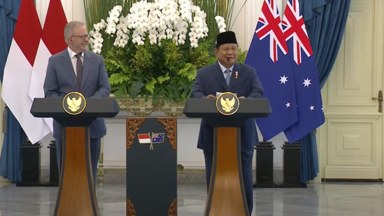 Momen Prabowo Bikin PM Australia Albanese Menoleh Sambil Tersenyum saat di Depan Mimbar