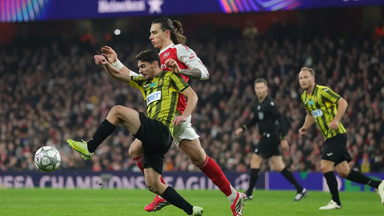 arsenal vs kairat jorginho calafiori