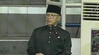 Wakil Ketua Umum Ikatan Pencak Silat Indonesia (IPSI) Sugiono dalam rangka HUT ke-77 IPSI di Padepokan Pencak Silat Taman Mini, Jakarta, Sabtu (31/5/2025). (Merdeka.com/Muhammad Genantan Saputra)