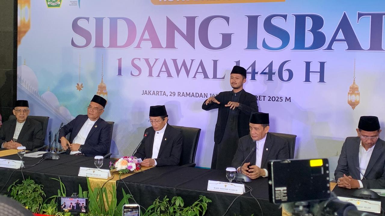 Kementerian Agama (Kemenag) melakukan sidang isbat.