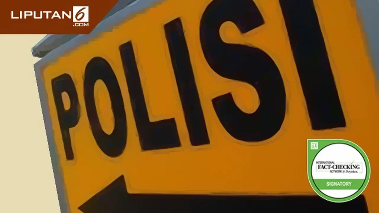 banner cek fakta kantor polisi bersama Indonesia-Tiongkok