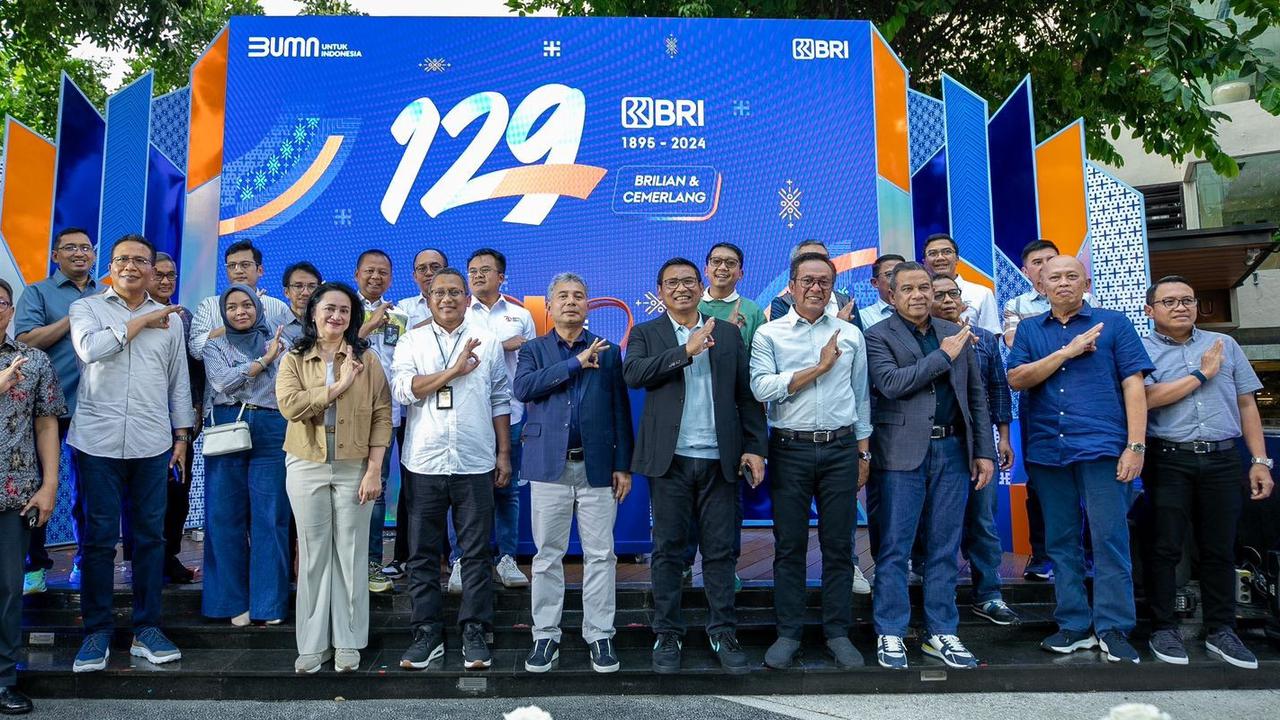 Kick Off Semarak HUT 129 BRI, Usung Tema Brilian dan Cemerlang