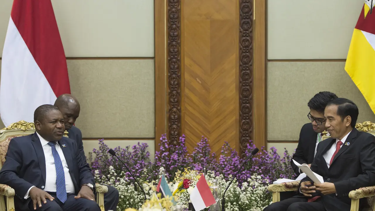 Presiden Joko Widodo lakukan pertemuan dengan Presiden Mozambik Felipe Nyusi