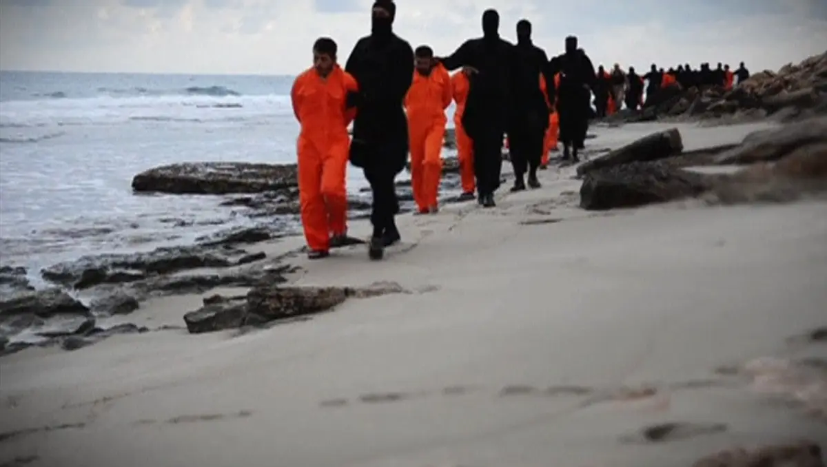 Video pemenggalan 21 warga Mesir oleh ISIS (Reuters)