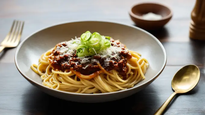 Resep Doenjang Pasta ala Bon Appétit Your Majesty
