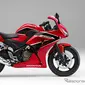 Honda CBR250R warna merah yang dijual di Jepang (Foto: responsejp.com). 