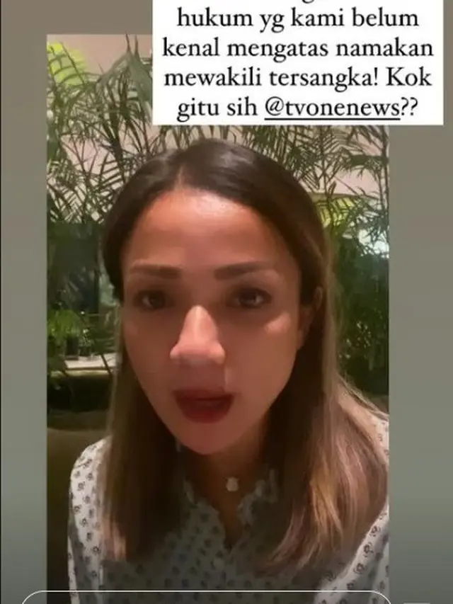 Unggahan Nirina Zubir. (Instagram/ nirinazubir_)