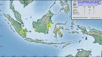 Setelah Diguyur Hujan, Begini Sebaran Titik Panas di Kalsel dan Kalteng