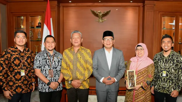 Ridwan Kamil bertemu dengan perwakilan PT Pertamina di Gedung Pakuan Kota Bandung, Kamis (24/10/2019).