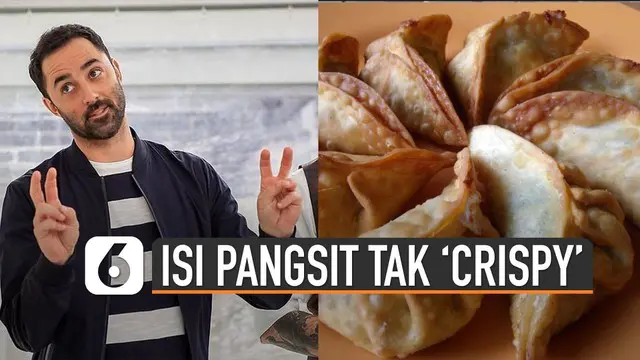 Pangsit buatan Brendan Pang di kompetisi MasterChef Australia dikritik Andy Allen karena kurang renyah.