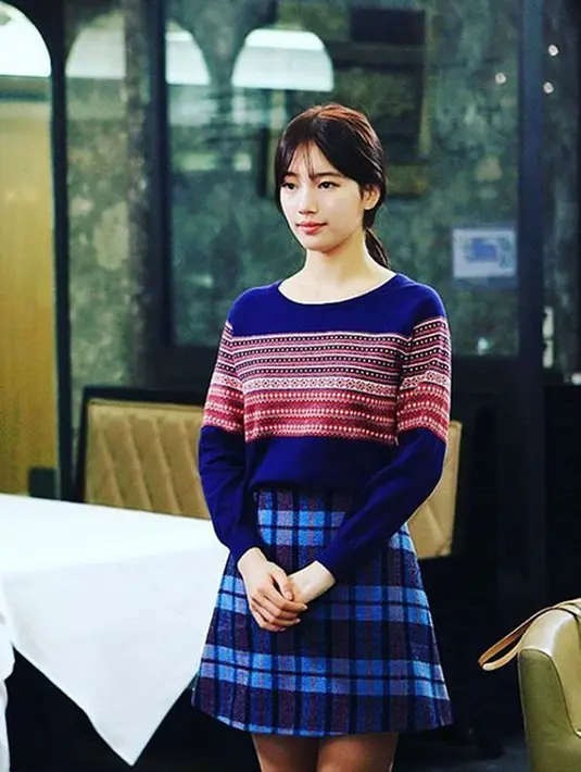 Suzy Bae, yang merupakan salah satu personil Girlband asal Kore Selatan, Miss A, tak pusing mendengar rumor kedekatan Min Ho dan Taylor, dia hanya tertawa dan merasa lega saat mengetahui kekasihnya sudah menampik rumor tersebut. (Insatgram/minzy_couple)