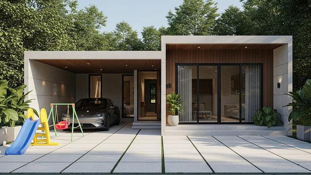 Inspirasi 7 Model Rumah Mungil Tapi Punya Garasi Muat Mobil, Solusi Lahan Terbatas