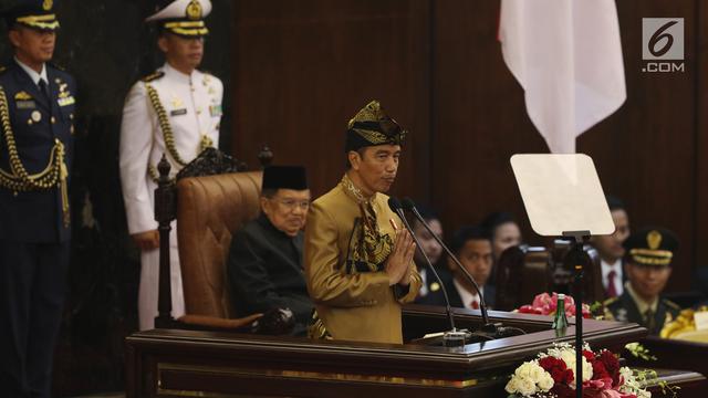 Pujian Pujian Yang Ditebar Jokowi Dalam Pidato Kenegaraan News Liputan6 Com