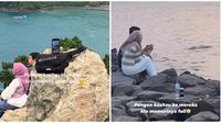 Momen Apes ketika Foto Pakai Waktu. (Sumber: Instagram/recehxx.id)