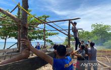 Membangun Pondok Nelayan, Polres Bangka Barat Gandeng Nelayan Perkuat Kamtibmas Pesisir