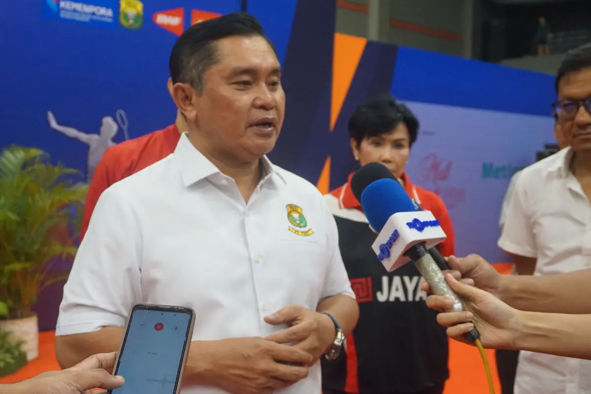 Ketua Umum PBSI, Mohammad Fadil Imran, di Yonex-Sunrise Jaya Raya Junior International Grand Prix 2025.