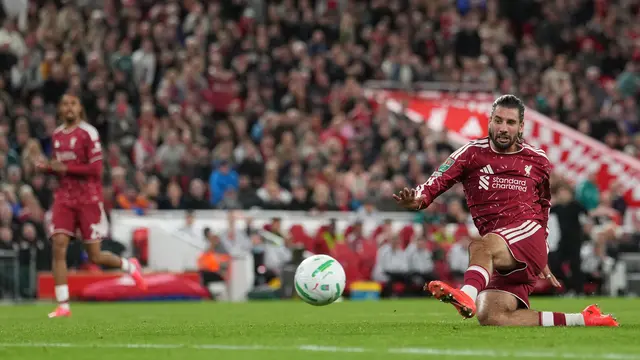 Pemain Liverpool Dominik Szoboszlai