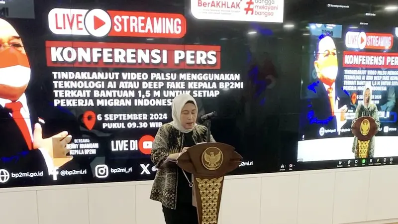 Kepala Biro Hukum dan Humas BP2MI Hadi Wahyuningrum.