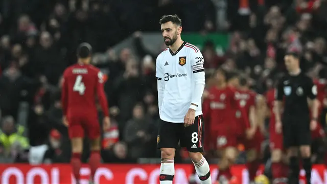 Dibantai Liverpool 7-0 di Liga Inggris, Begini Ekspresi Pemain Manchester United Usai Pertandingan