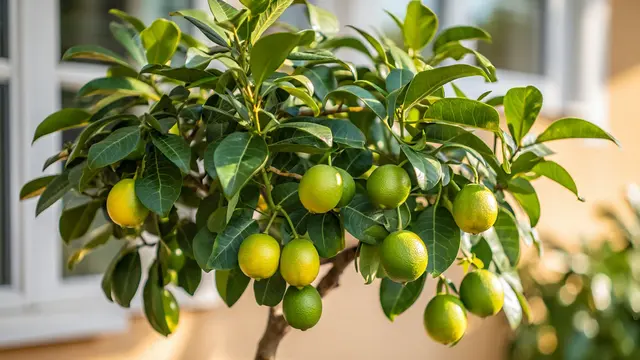Tanaman Buah yang Tetap Berbuah Meski Ditanam di Pot Semen (AI)