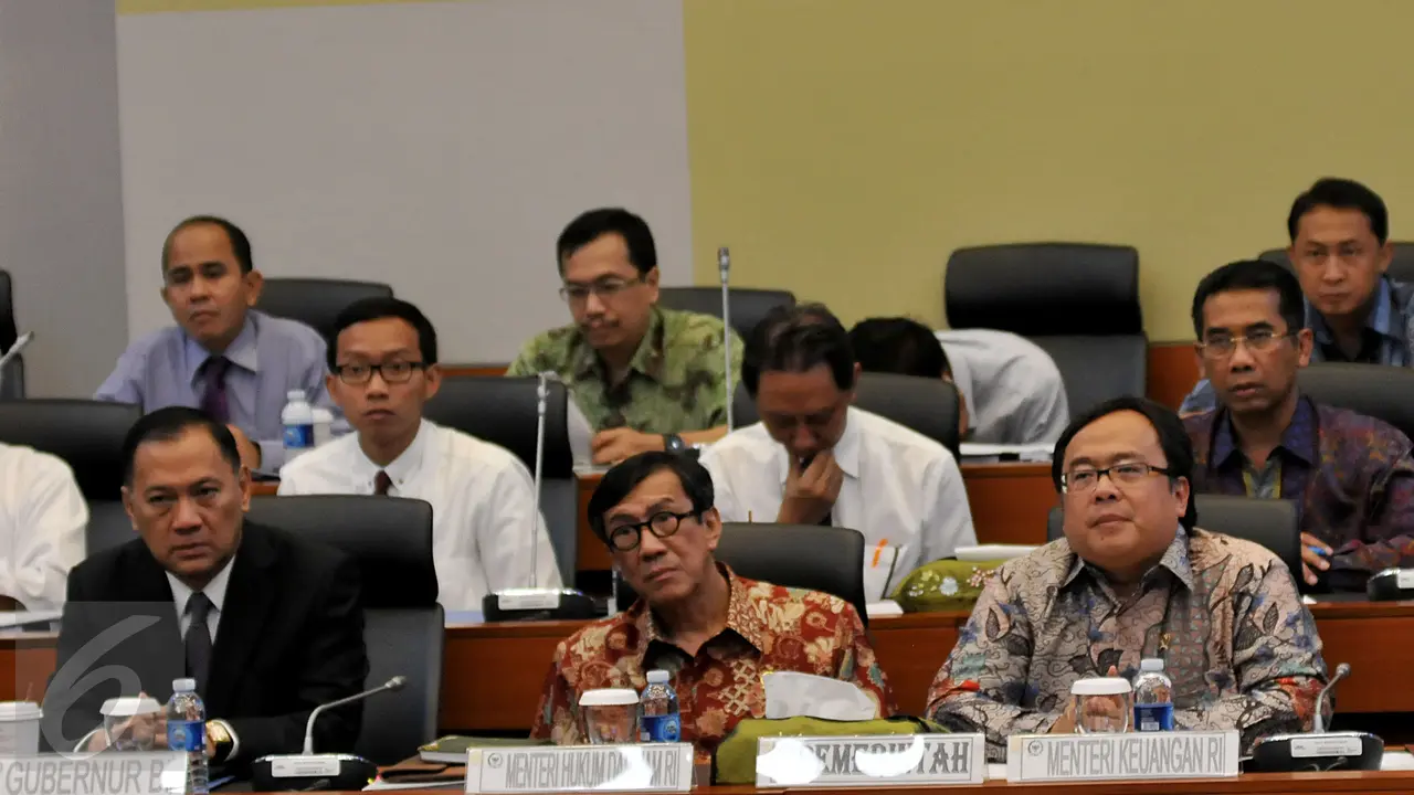 20151029-Agus Martowardojo-Bambang Brodjonegoro-Yasonna Laoly