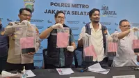 Polres Metro Jakarta Selatan Konferensi Pers Kasus Penyekapan Karyawan Padel (Antara)