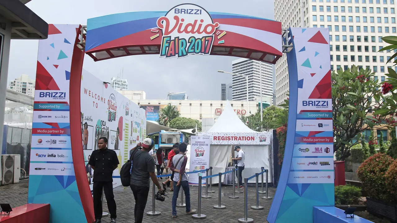 Brizzi bersama dengan Vidio.com menggelar acara Vidio Fair 2017 dengan tema Perbankan Versi Gue.