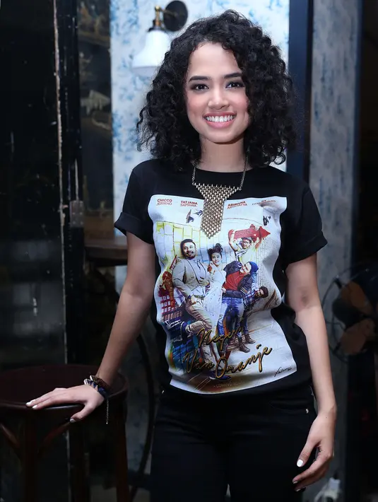 Lagu soundtrack film 'Negeri Van Oranje' yang dibawakan oleh Wizzy bernuansa R&B dengan judul 'Puzzle Pieces'. (Galih W. Satria/Bintang.com)