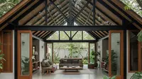 8 Desain Rumah Minimalis Pedesaan dengan Sentuhan Gaya Modern Tropis, Lebih Sejuk