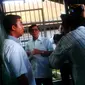 Menkumham Yasonna H Laoly saat menggelar sidak di Rutan Klas II Pontianak, Kalimantan Barat, Sabtu (5/3/2016). (Liputan6.com/Raden AMP)