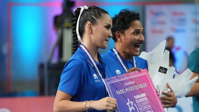 Kombinasi kekuatan dan strategi, Denalta & Tanta Ginting tampil luar biasa dan menutup laga Padel Mixed Doubles sebagai Juara 1.