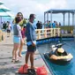 Sejumlah fasilitas olahraga air atau watersport milik ESA-G yang bisa memanjakan wisatawan saat mengisi waktu liburan di Bali, khususnya di Pulau Nusa Penida. (Ist)