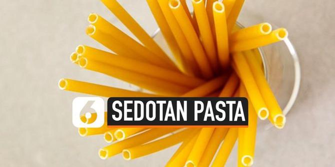 VIDEO: Italia Pakai Sedotan Pasta guna Kurangi Sedotan Plastik