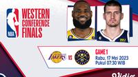 Live Streaming NBA 2023 Conference Final : Lakers Vs Nuggets di Vidio. (Sumber : dok. vidio.com)