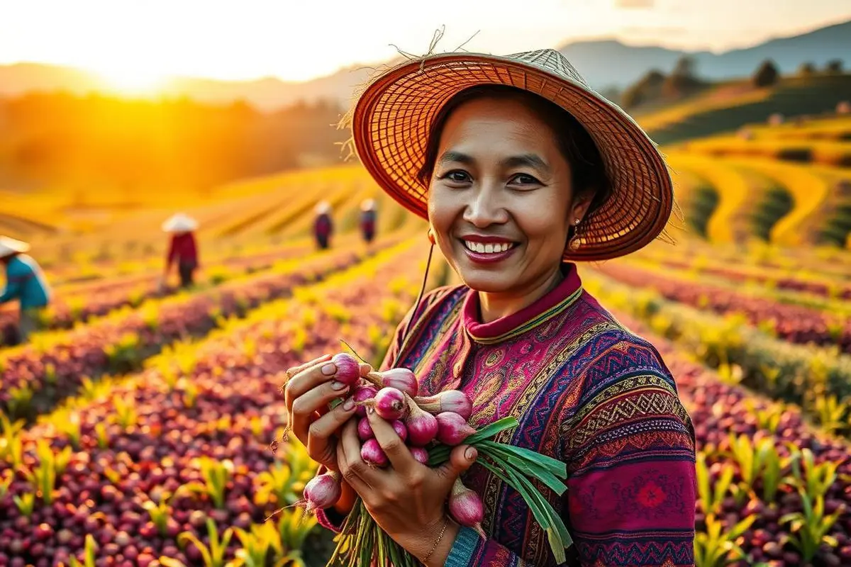 ciri-ciri bawang merah