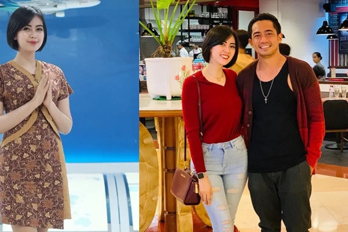 6 Pesona Arfita Dwi, Istri Yama Carlos yang Jadi Pramugari