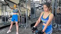 Pamer Perut Rata, Ini 6 Potret Farida Nurhan Olahraga
