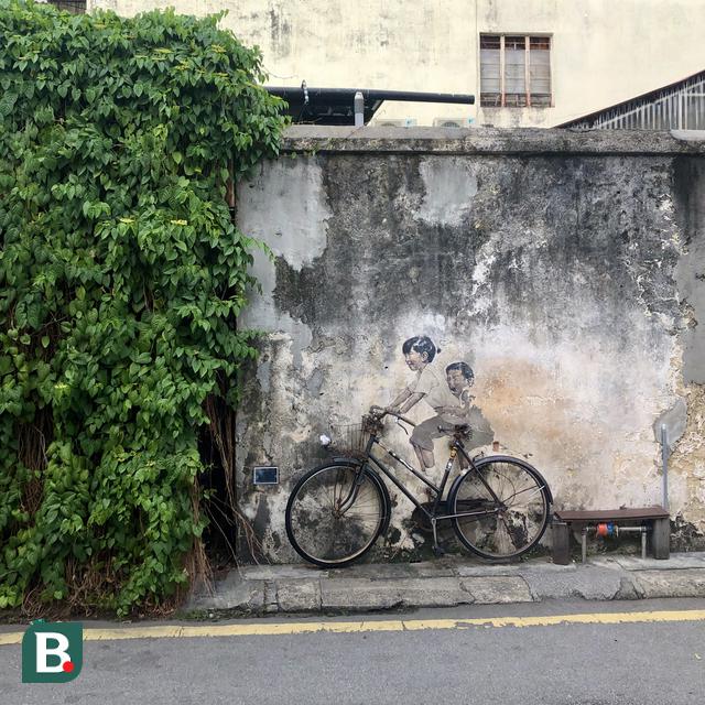 Mural di Penang Malaysia