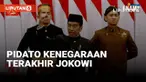 Presiden Joko Widodo menyampaikan pidato kenegaraan terakhirnya di sidang tahunan MPR 2024 hari Jumat (16/8). Dalam pidatonya, Jokowi mempaparkan pencapaian pemerintahnya di berbagai sektor.