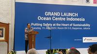 Kementerian PPN/Bappenas bersama UN Global Compact Network Indonesia (IGCN) meluncurkan inisiatif Ocean Centre di Indonesia. (Maulandy/Liputan6.com)